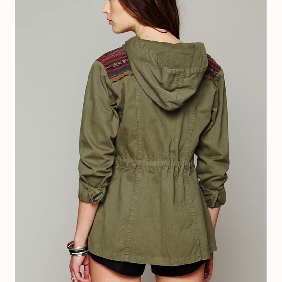 Jen’s Pirate Booty for Free People Green Parka Utility Jacket - Picture 2 of 16